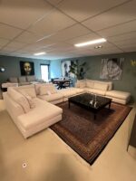 EasySofa - Popoline - Licht Grijs - Hoekbank